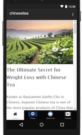 Weight loss Chinese green tea 1