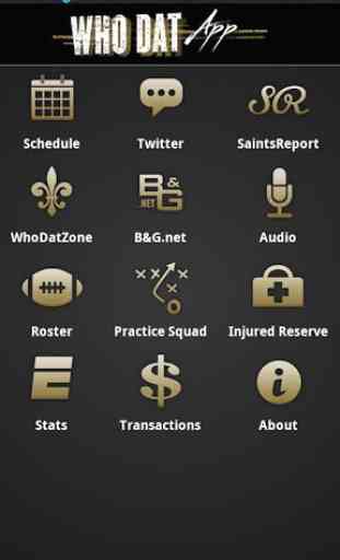 WhoDatApp - New Orleans Saints 1