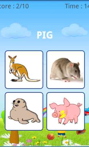 Wild Animals Quiz - For Kids 2