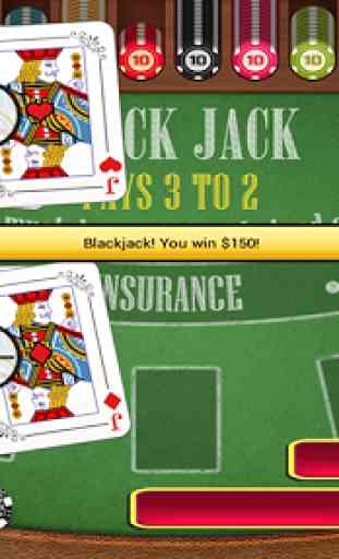 21 Vegas Blackjack Double Down 4