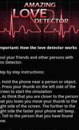 Amazing Love Detector 1