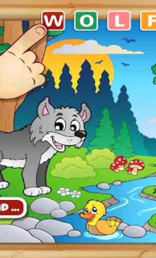 Animal Word Puzzle for Kids 1