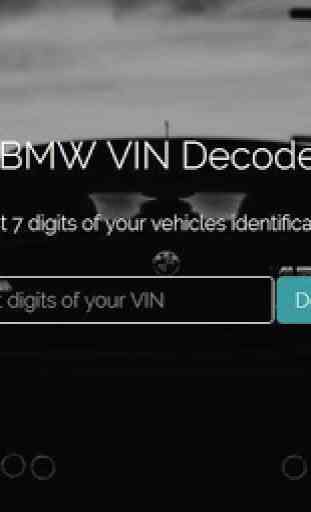 BMW VIN Decoder 4