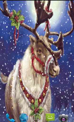 Christmas Reindeer Wallpapers 2