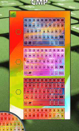 Colorful Galaxy Keyboard Theme 4