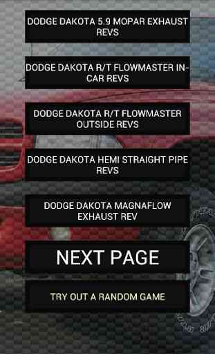 Engine sounds of Dodge Dakota 1