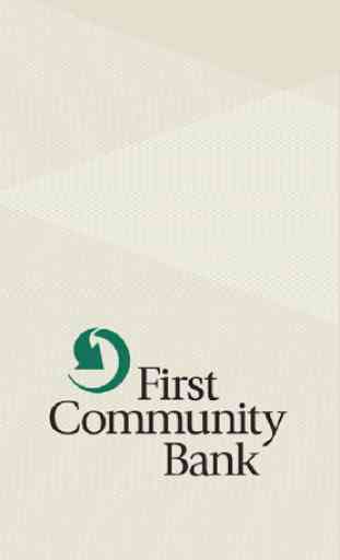 First Community Bank SC 1