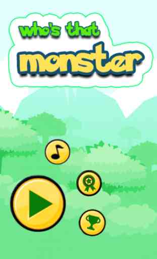 Game: who's that monster? 1