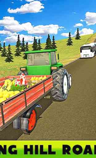 Hill Farm Truck Tractor 3D 2