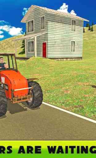 Hill Farm Truck Tractor 3D 3