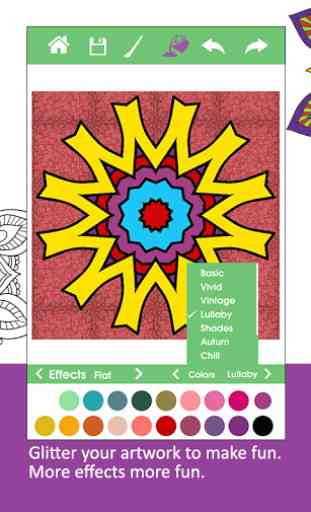 Mandala Flowers coloring book 4