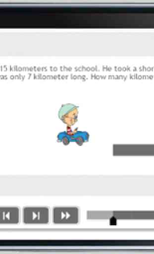 Math word problems solver game 3
