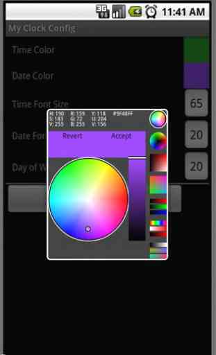 My Color Digital Clock Widget 2