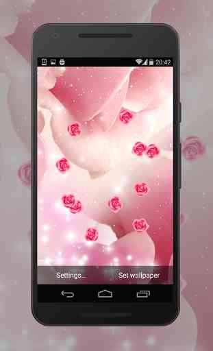 Pink Roses Live Wallpapers 2