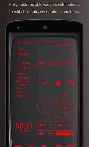 PipTec Red Icons & Live Wall 1