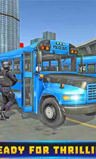 Police Bus Criminal Escape 1