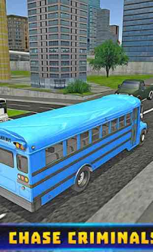Police Bus Criminal Escape 2