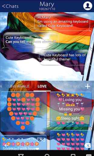 Rainbow Flag Emoji Keyboard 4