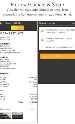Roofing Estimates App 4
