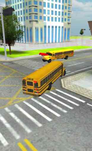 School Bus Pick Up Driving 3D 1