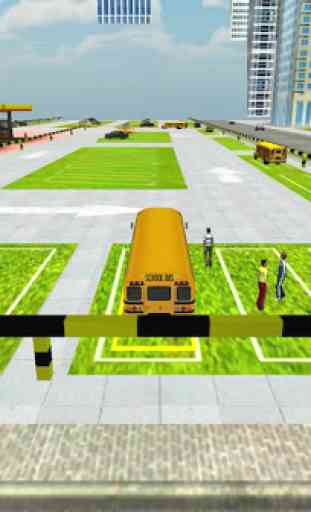 School Bus Pick Up Driving 3D 2