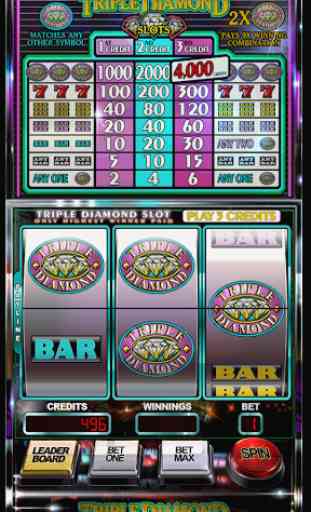 Slot Machine: Triple Diamond 3