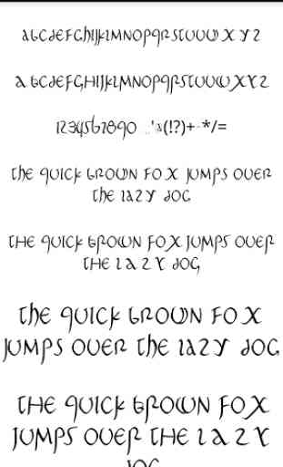 Stylish Fonts for FlipFont 2