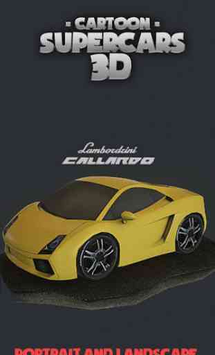 Toon Cars Gallardo 3D lwp 1
