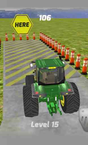 Tractor Parking Car 3D 1