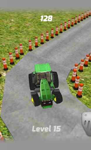 Tractor Parking Car 3D 3