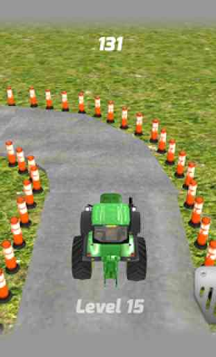 Tractor Parking Car 3D 4