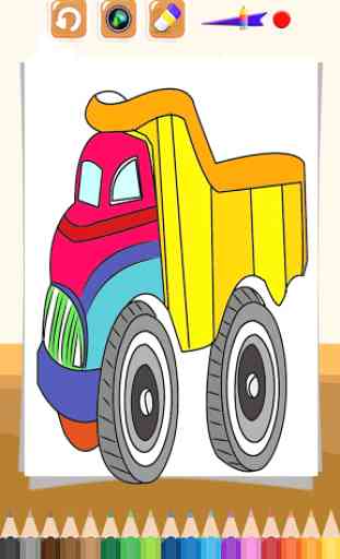 Truck Coloring Book for Kids 2