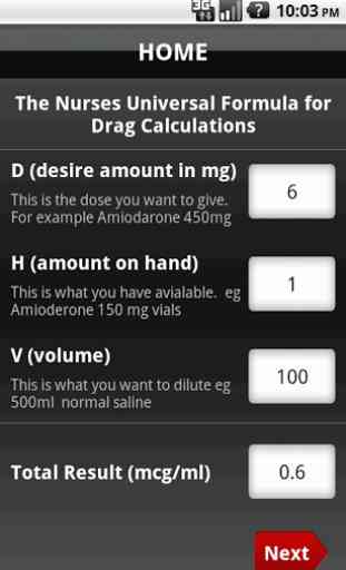 UDC(Universal Drug Calculator) 1