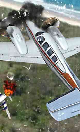 Winter Airplane Crash Landing 3