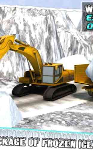 Winter Snow Excavator Crane Op 2