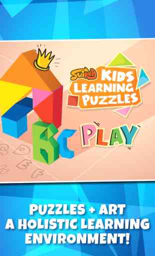 Kids Learning Puzzles: Alphabets - Tangram Building Blocks Make Your Brain Pop 1