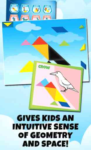 Kids Learning Puzzles: Birds - Tangram Building Blocks Make Your Brain Pop 2