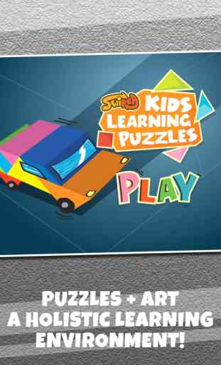 Kids Learning Puzzles: Transport & Vehicles, Tangram Building Blocks Make My Brain Pop 1