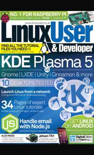 Linux User & Developer Magazine: GNU, Raspberry Pi and Linux tutorials, reviews, tips and tricks 1