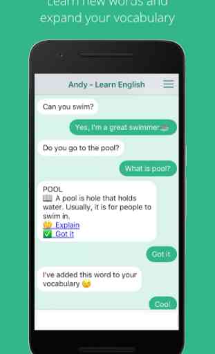 Andy - English Speaking Bot 3