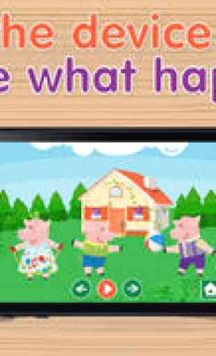 Kids Apps ∙ The Three Little Piggies and Big Bad Wolf. 1