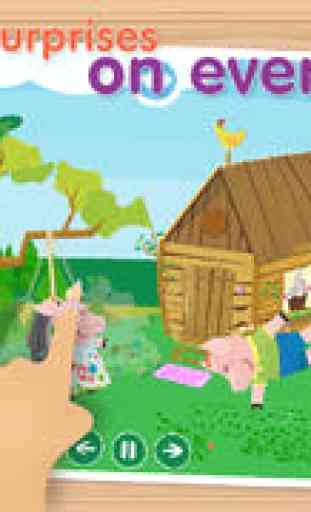 Kids Apps ∙ The Three Little Piggies and Big Bad Wolf. 2