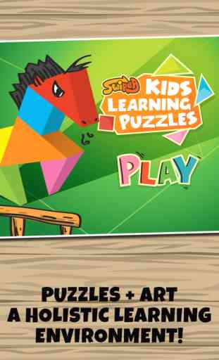 Kids Learning Puzzles: Farm Animals - Tangrams for K12 1
