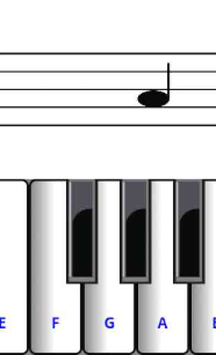 Learn sight read music notes ¼ 1