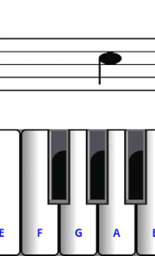 Learn sight read music notes ¼ 4
