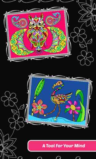 Love Birds Art Class: Stress Relieving Coloring Books for Adults 2