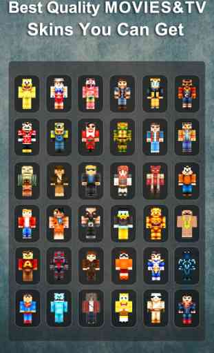 Movie Pixel Skins Collection - Minecraft Pocket Edition Lite 2