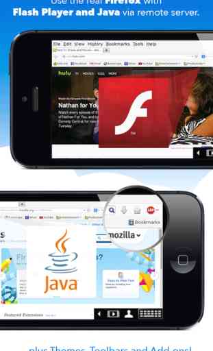 VirtualBrowser for Firefox with Flash-browser, Java Player and Add-ons - iPhone Edition 1