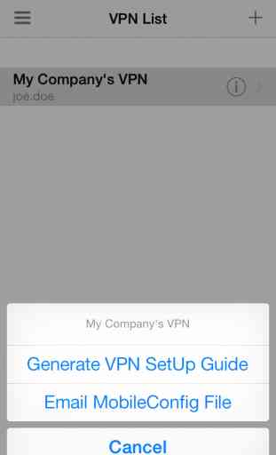 VPNGuru - Express IPSec VPN Setup for Cisco VPN Servers (PIX/ASA) for iPhone/iPad/Mac 4