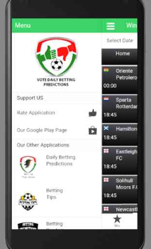 Betting Tips Predictions Vote 3